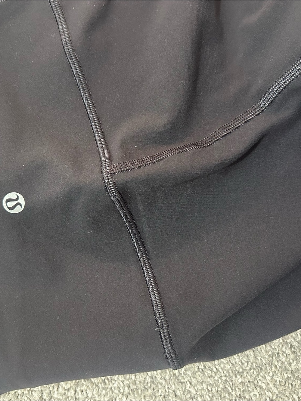lululemon athletica dark grey crop leggings